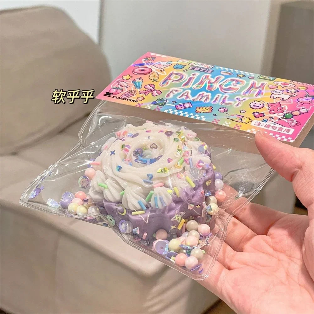 Kawaii Squishy Food Toys | Stress Relief Fidget Donuts Waffle Cake