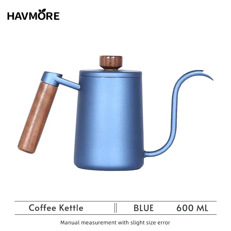 Stainless Steel 600ml Long Gooseneck Spout Barista Espresso Coffee Makers