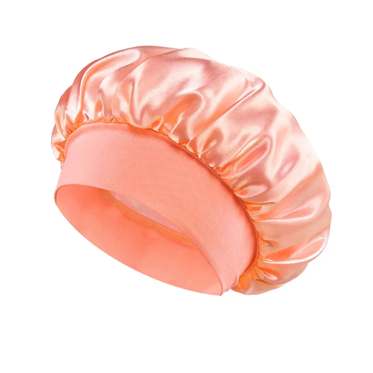 Solid Wide-Brimmed Satin Hair Bonnet for Sleeping *Multiple Colors*