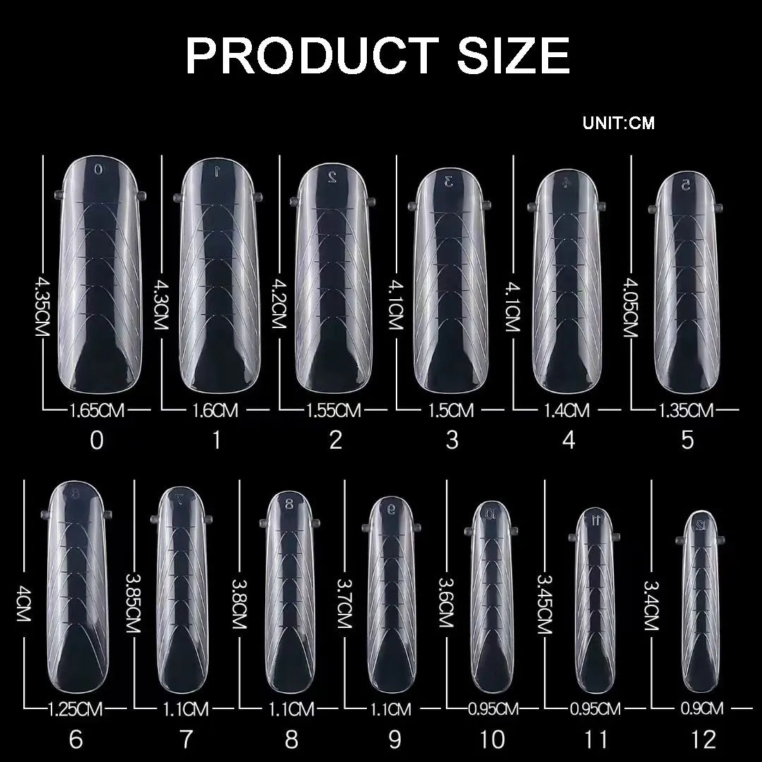 UPPER/DUAL NAIL FORMS #2 FOR ACRYGEL, POLYGEL 120pc-2