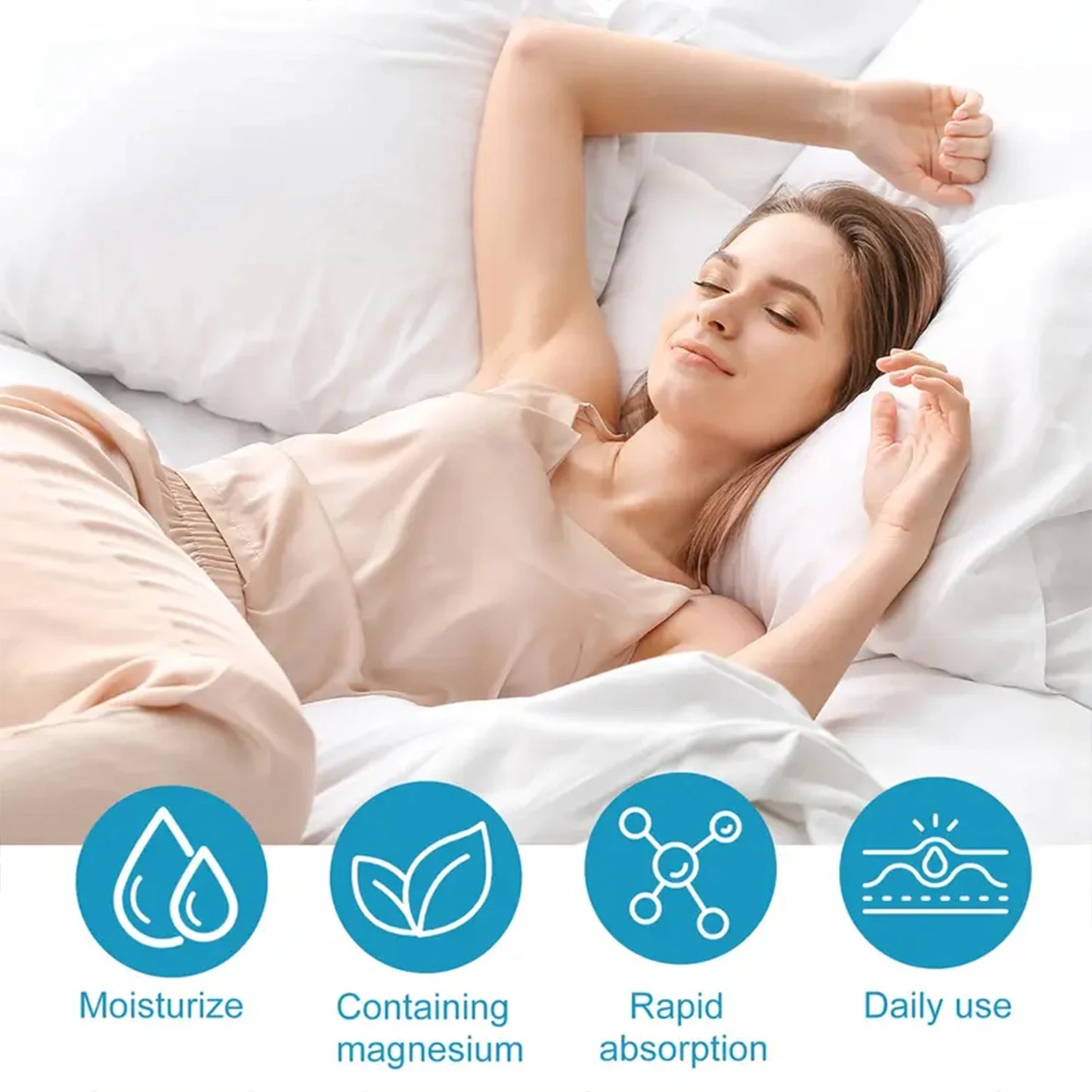Magnesium Firming Cream with Shea Oil & Collagen - Moisturizing & Brightening Formula for Softer, Whiter & Confident Skin