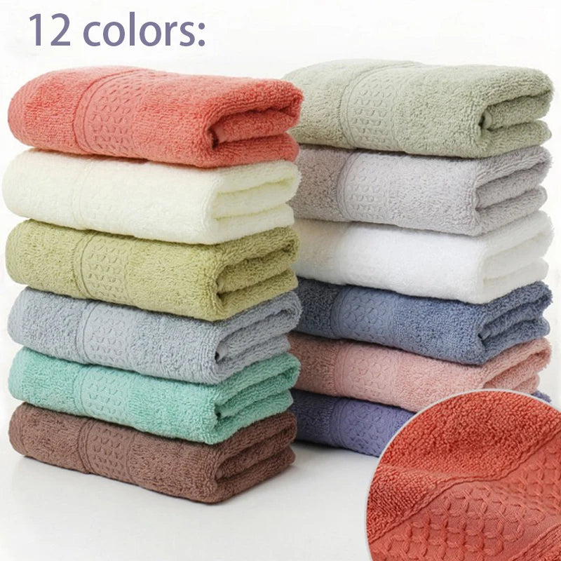 High quality pure cotton thickened Adult towels Soft and absorbent towels for both men women's household useDaily face washtowel