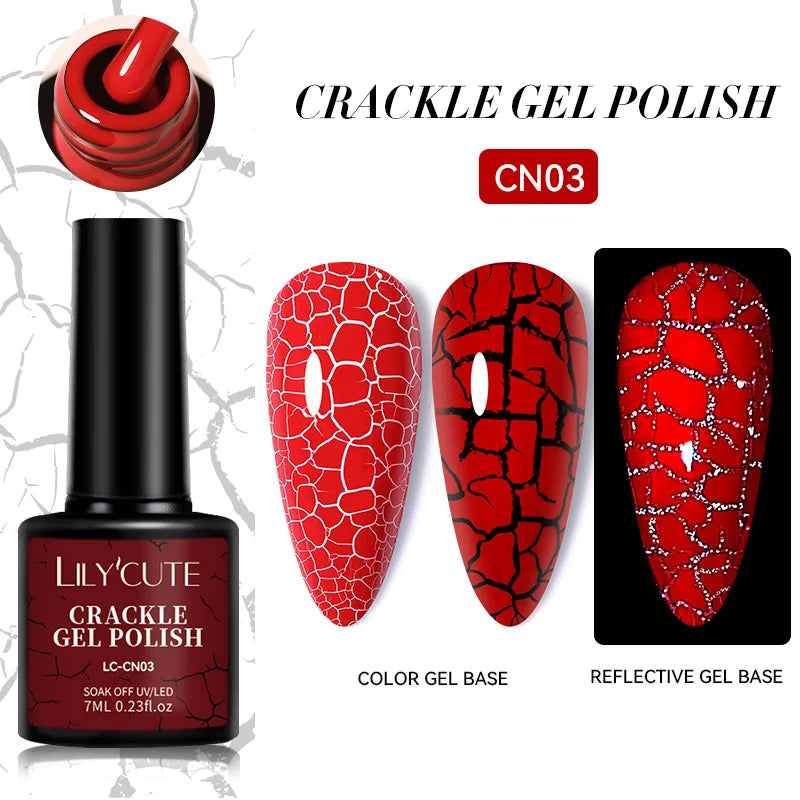 LILYCUTE 7ml Neon Reflective Nail Gel Polish Dark Flash Glitter Effect Fluorescent Gel Soak Off UV Gel Summer Nail Art Varnish