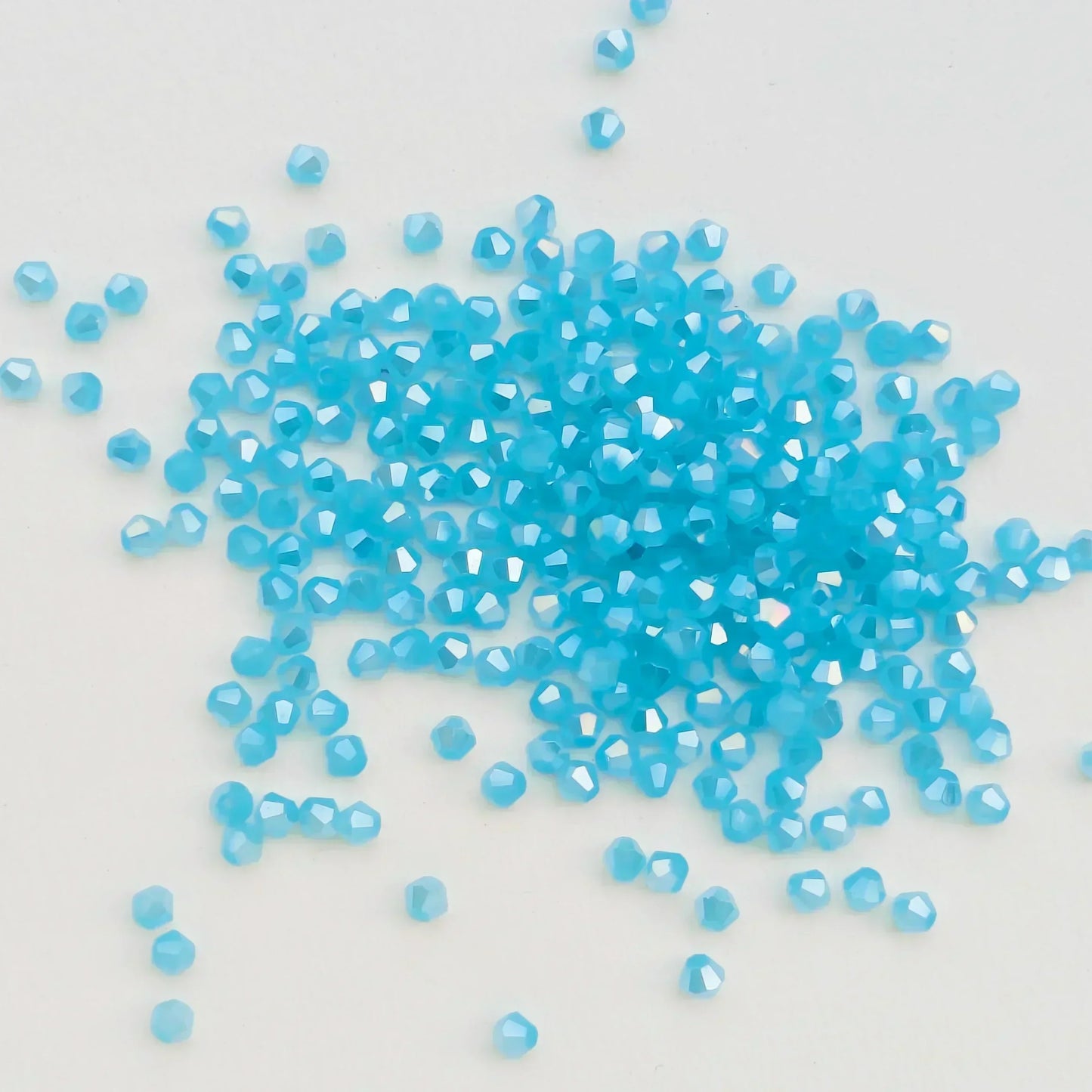 100pcs Multicolor Crystal Bicone Shaped Beads Loose Spacer Glass Beads for Jewelry Making Bracelet Necklace Earring Accessories
