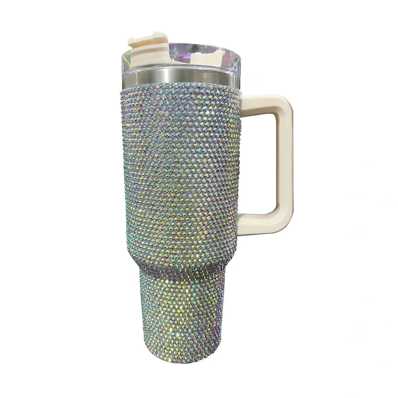 Shine Bright - Handmade 40oz Sparkling Rhinestone Stainless Steel Tumblers