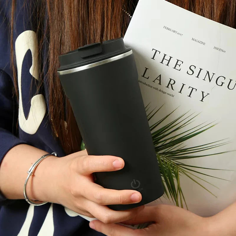 Automatic Self Stirring Magnetic Stainless Steel Coffee Mixing Cup USB Charging Smart-6