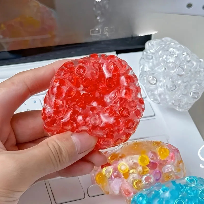 Squishy Balls Ice Beads Squeeze Toy | Super Soft Mochi Fidget Stress Relief Gift