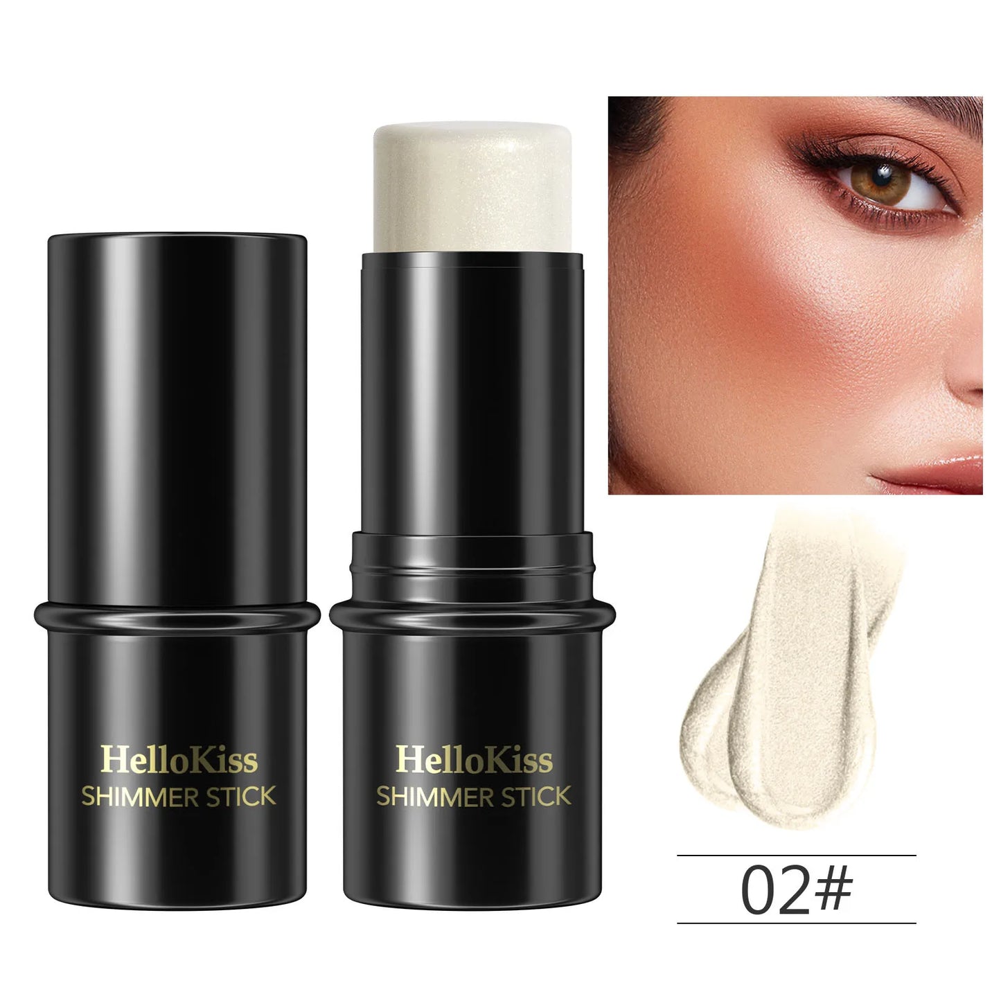 Highlighter & Bronzer Stick Gesigverhelderende Blusher Rouge Verbloemer Pen Langdurige Korrektor Neusskadu Kontoerering Skoonheidsmiddels 