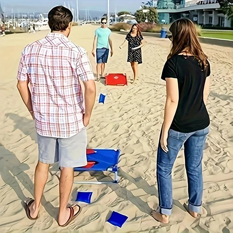 Red or Blue Foldable and Durable Corn Hole Game