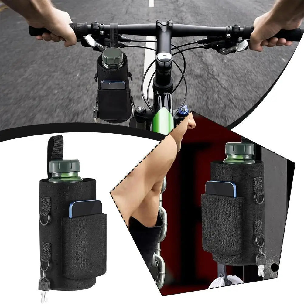 2026 New Magnetic Water Bottle Pouch Bag Gym-specific Water Cup Holder With Strong Magnet For Outdoor Sports Cup Holder Bag