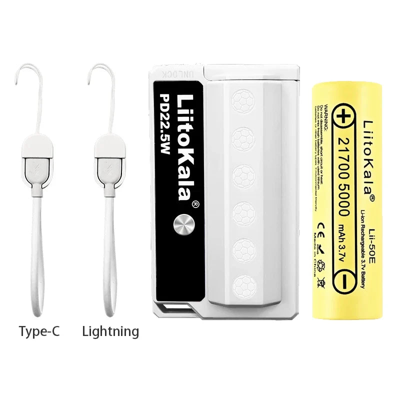 LiitoKala PB-L01 22.5W Portable Power Bank With Replaceable Battery-8