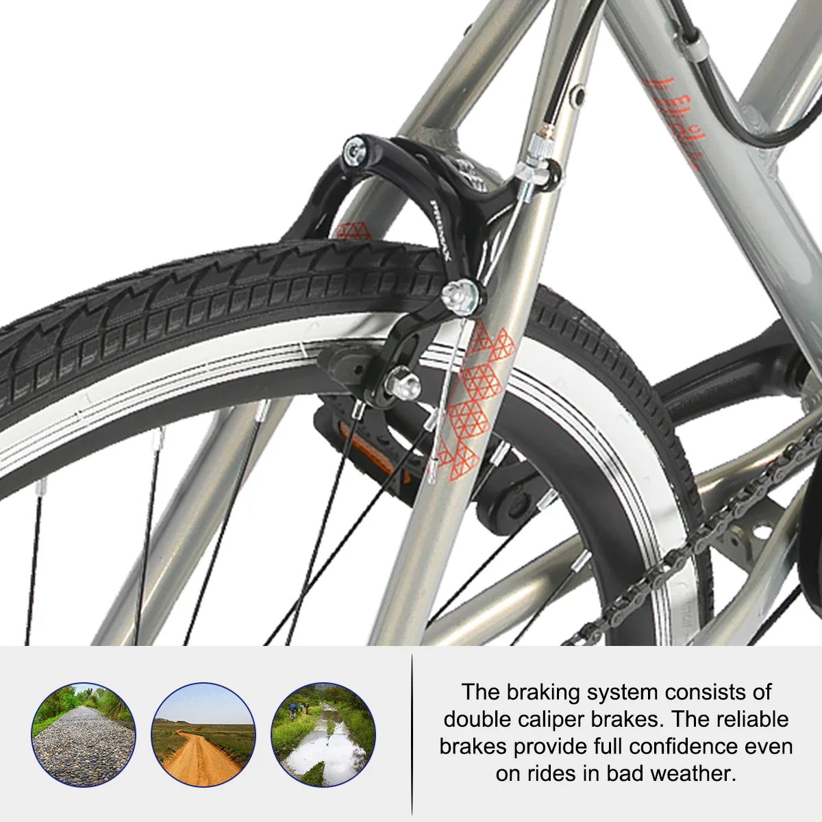 Hiland Hybrid 7-speed Road Bike