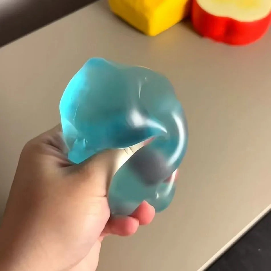 Green Apple Stress Ball | Squeeze Toy for ADHD Autism Slow Rebound Fidget Sensory Toy