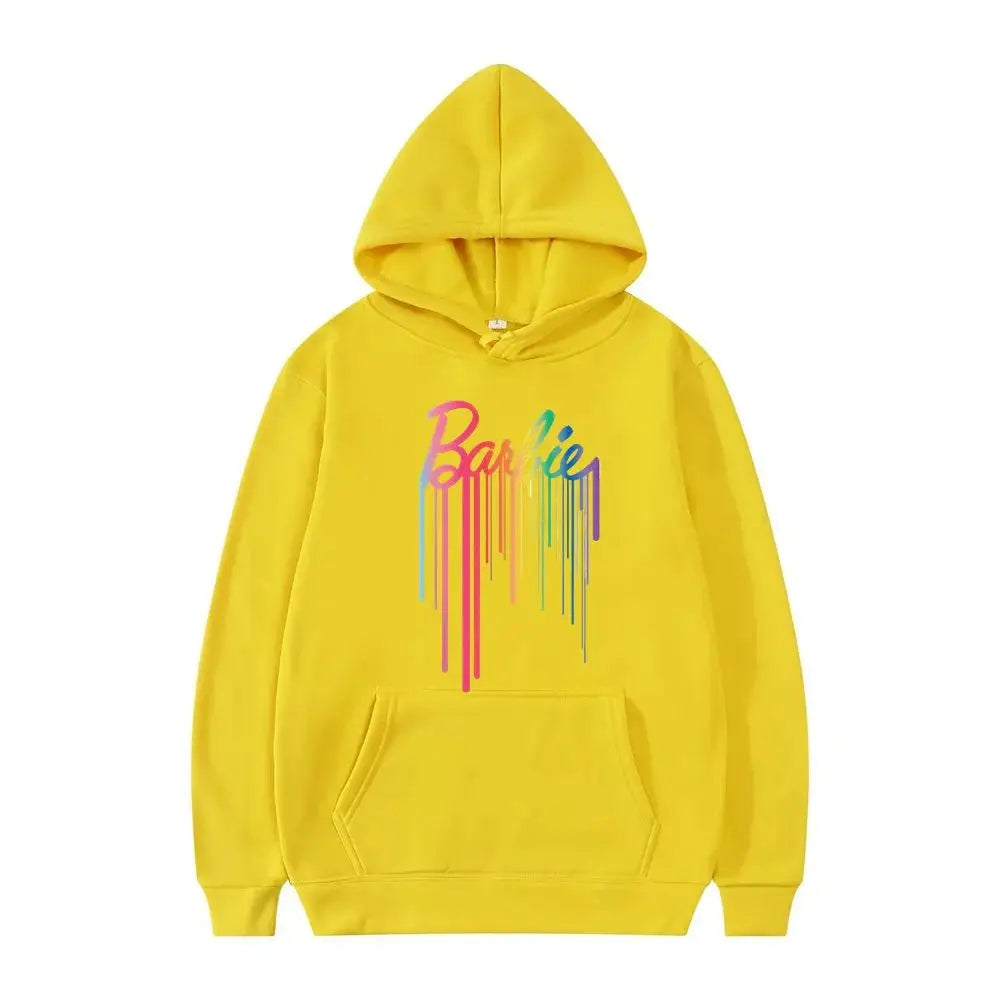 New 2024 Women's Dripping Paint Pullover Sweatshirt Spring Autumn M Size Comfortable Soft Fabric Casual Streetwear