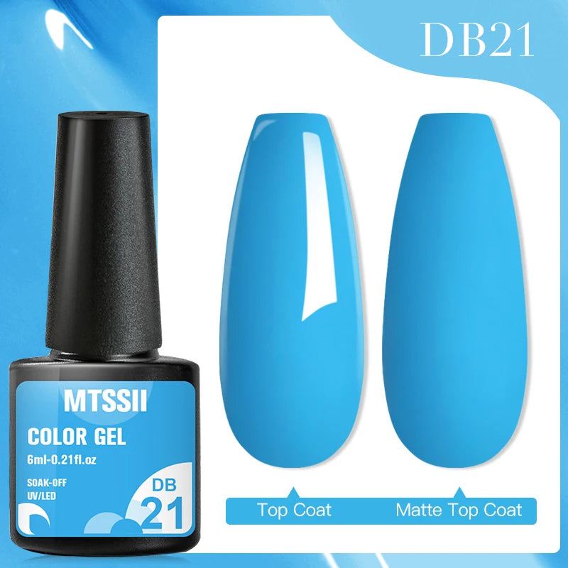 Mtssii 7ml Neon Snowflake Gel Nail Polish Fluorescent Gel UV LED Semi Permanent Glitter Snow Sequins Nails Art Design Varnishes