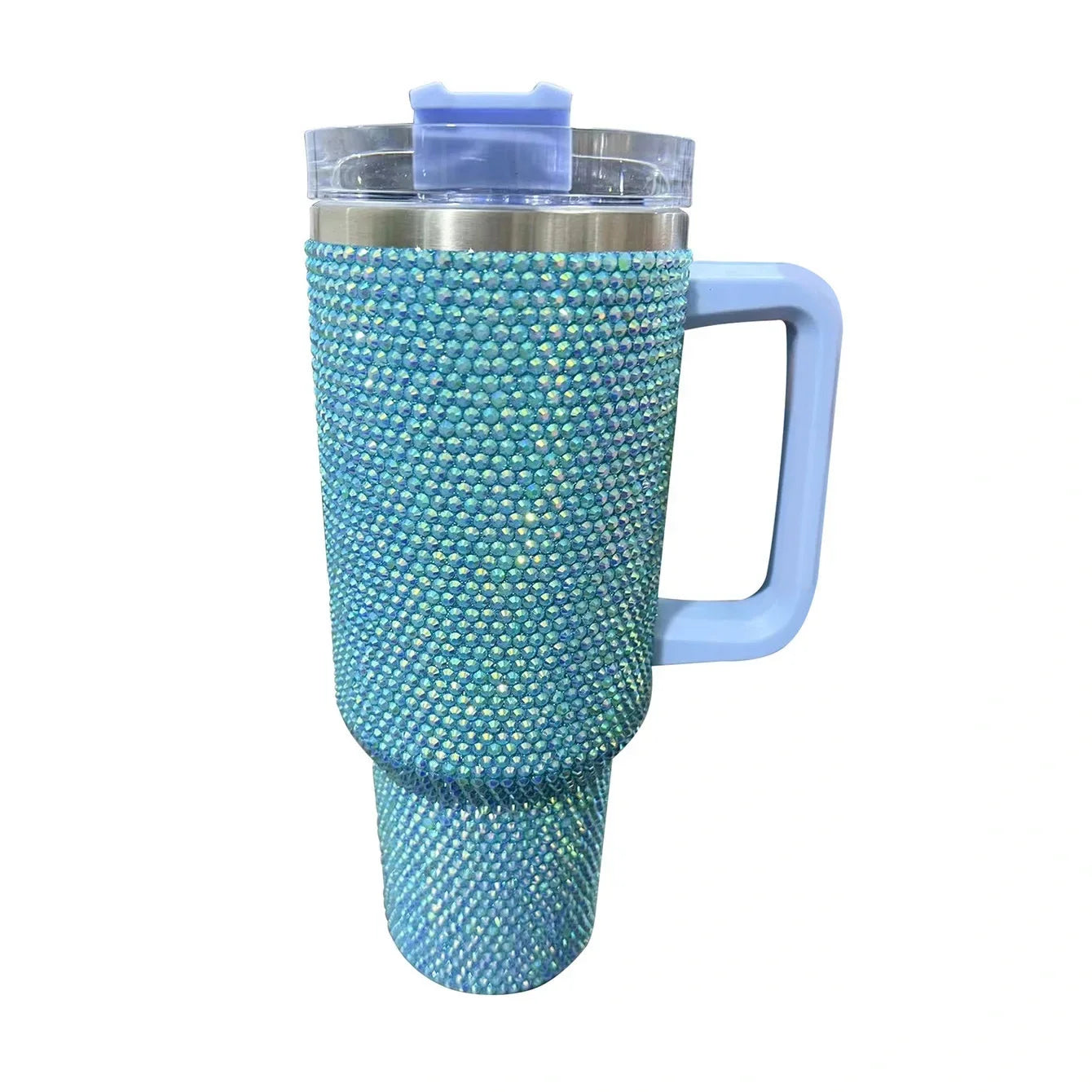 Shine Bright - Handmade 40oz Sparkling Rhinestone Stainless Steel Tumblers