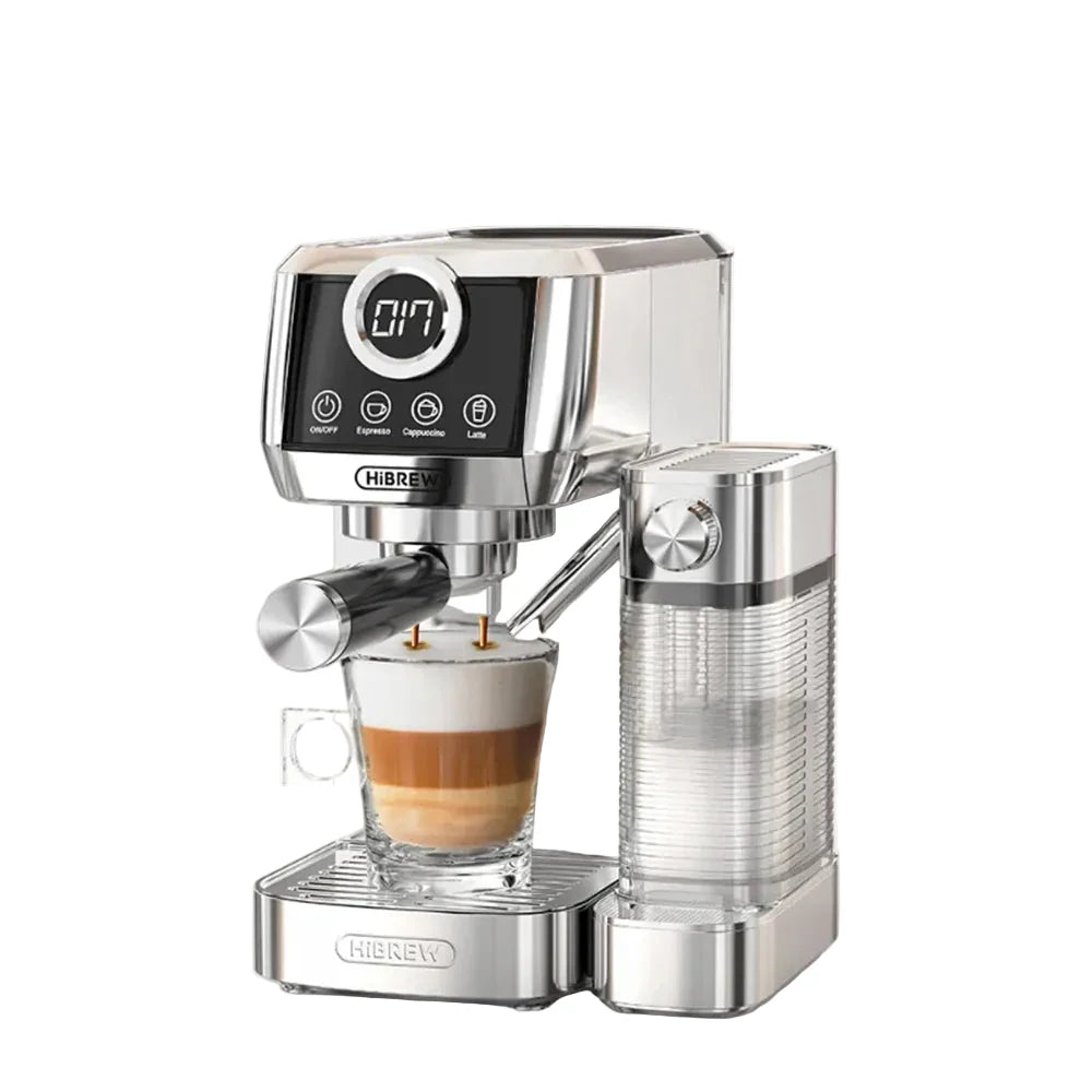 3 in 1 Semi Automatic Espresso Cappuccino Latte Coffee Machine Automatic Milk Froth Ground Coffee-0