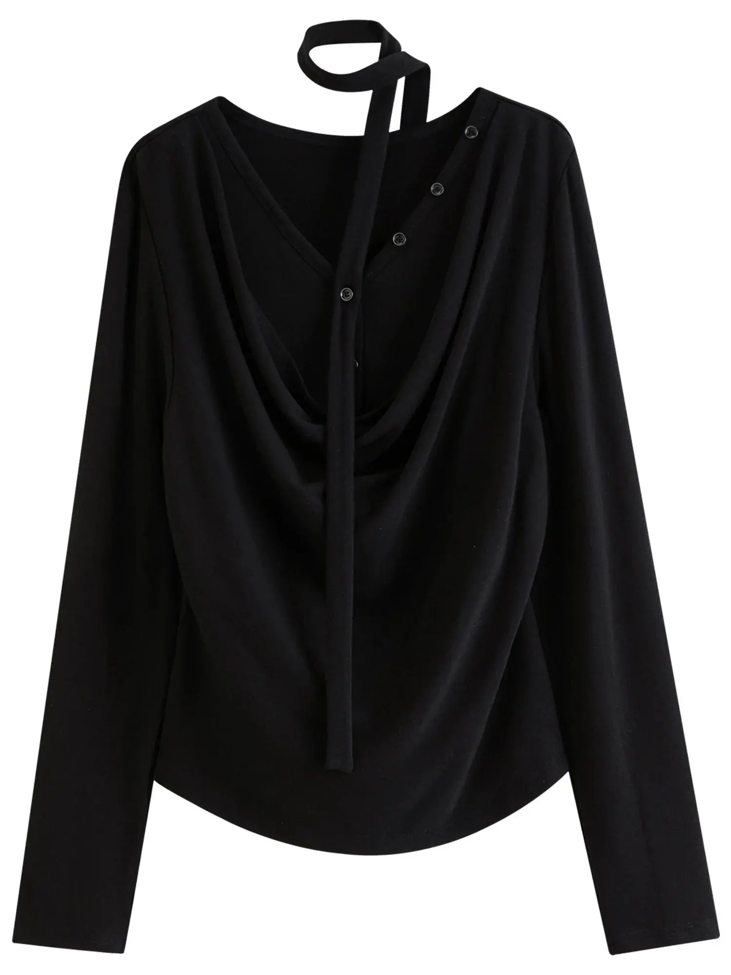 Mock Two-Piece Layered T-Shirt Plus Size Top