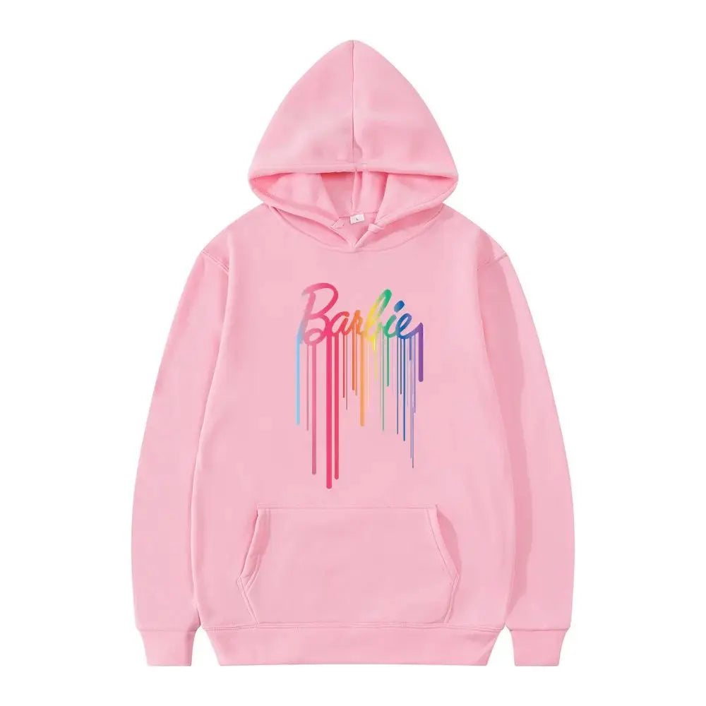 New 2024 Women's Dripping Paint Pullover Sweatshirt Spring Autumn M Size Comfortable Soft Fabric Casual Streetwear