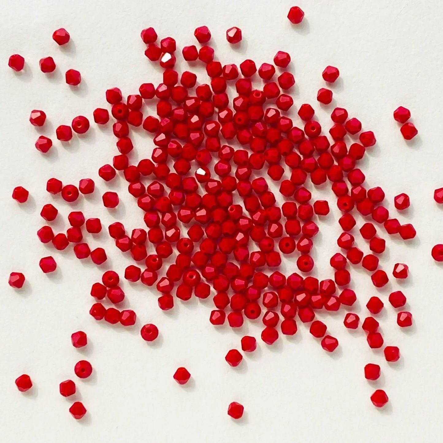 100pcs Multicolor Crystal Bicone Shaped Beads Loose Spacer Glass Beads for Jewelry Making Bracelet Necklace Earring Accessories