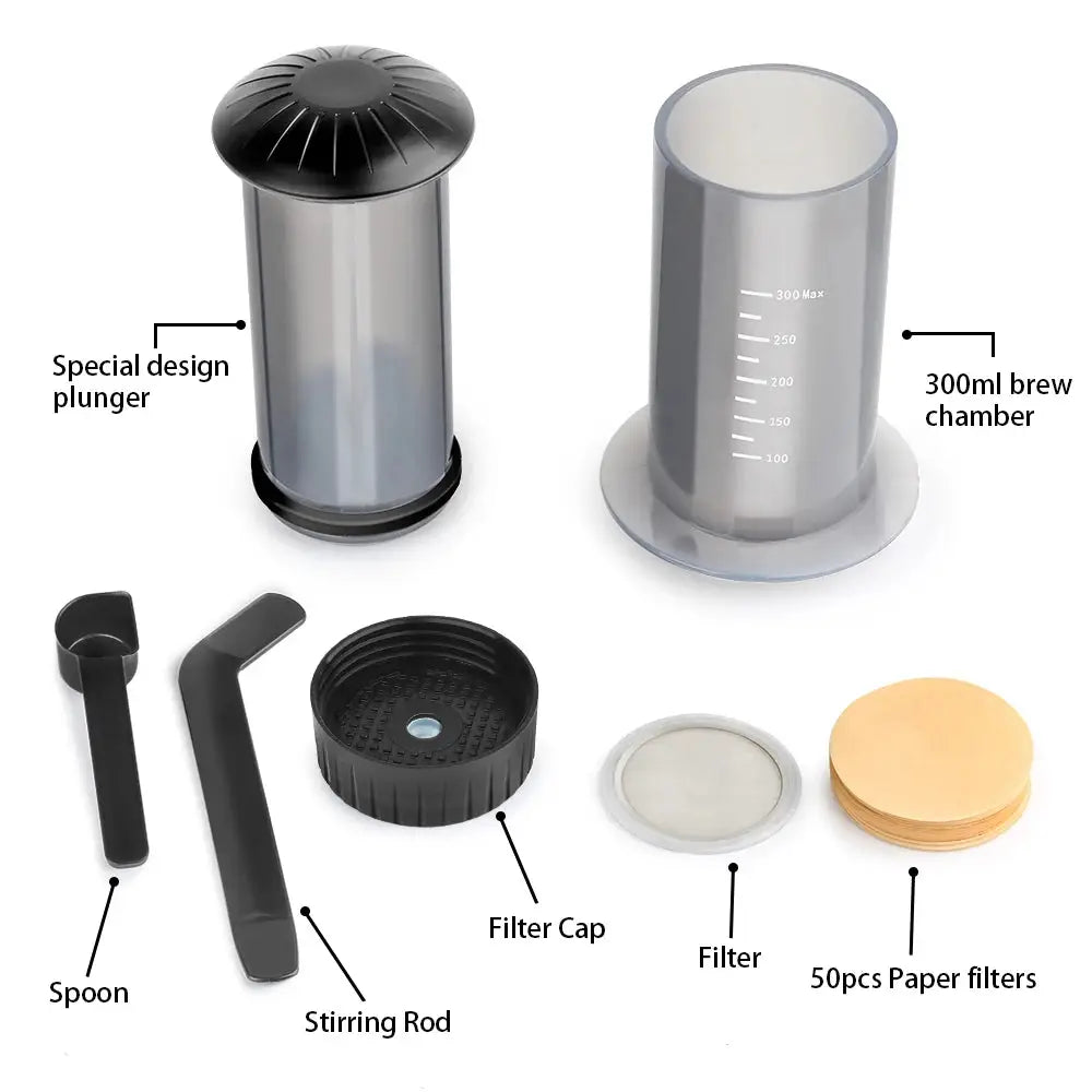 Portable Espresso Coffee Maker Filter Paper for AeroPress-7