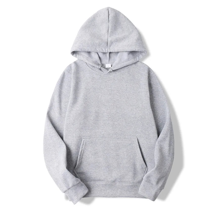 Plain - Casual Hoodie Sweatshirts