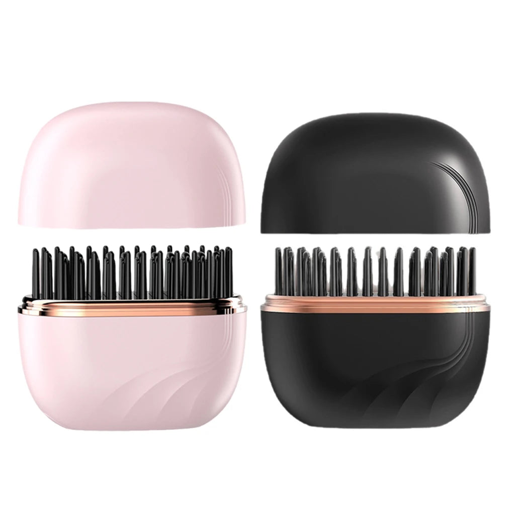 Portable Hair Straightening Comb Wireless Charging Hairdressing Tool No Damage Hair Styling Comb Hair Styling Tool