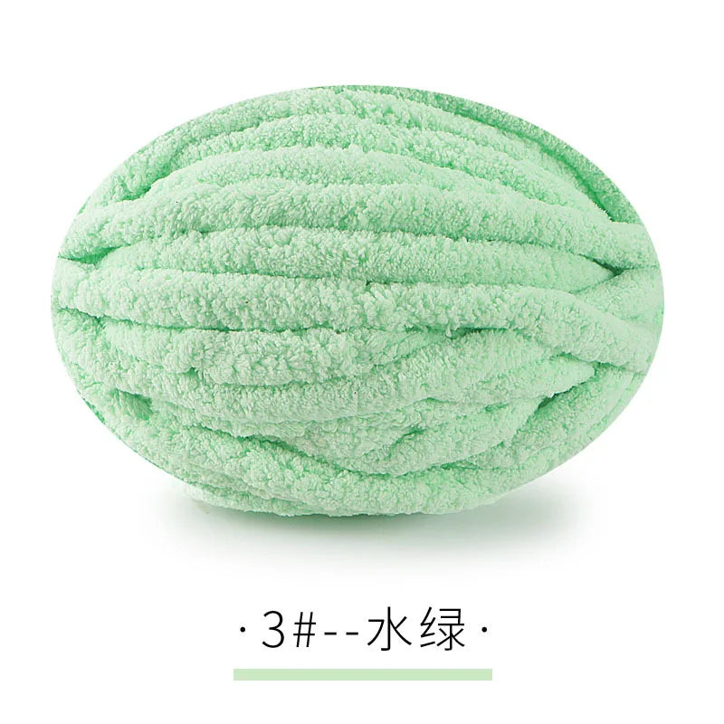 250g/Ball DIY Hand Knitting Chenille Yarn Thick Chunky Giant Yarn Cotton Thick Yarn for Scarf Cushion Handmade Crochet Hook Line