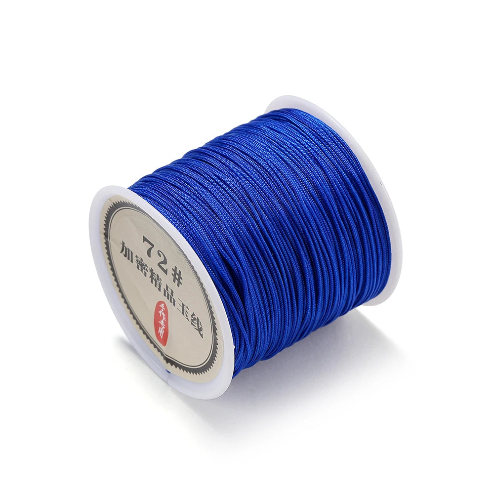 10/50M 0.8mm Nylon Thread Cord Chinese Knot Bracelet Braided String for DIY Tassel Beading Shamballa String Jewelry Making
