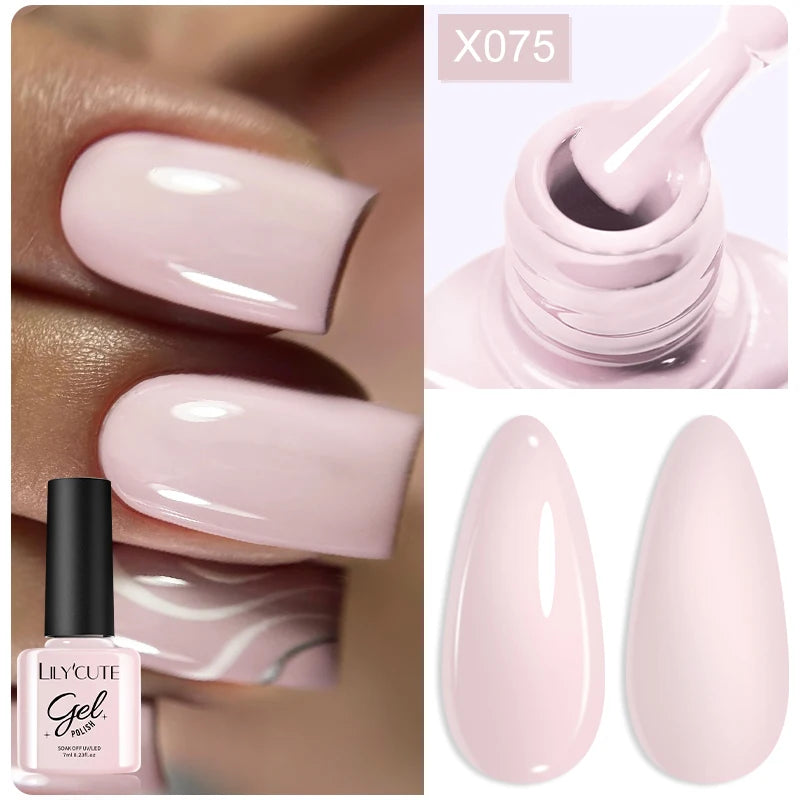 LILYCUTE 7ml Neon Reflective Nail Gel Polish Dark Flash Glitter Effect Fluorescent Gel Soak Off UV Gel Summer Nail Art Varnish
