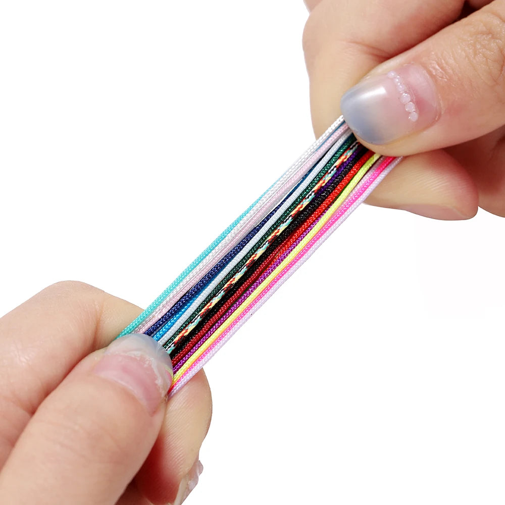 10/50M 0.8mm Nylon Thread Cord Chinese Knot Bracelet Braided String for DIY Tassel Beading Shamballa String Jewelry Making