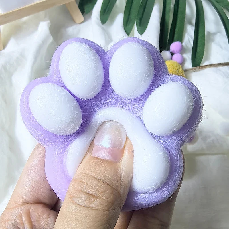 Squeeze Cat Paw Toy | Soft Sticky Stress Relief Squishy Gift
