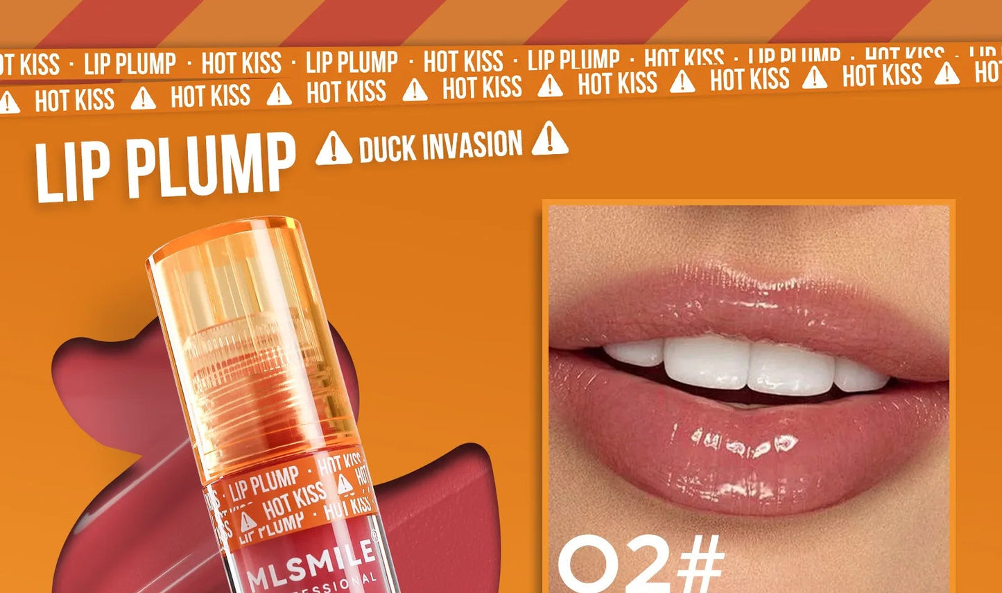 Duck Lip Plump Lip Oil Moisturizing Lip Gloss Mirror Water nature long-lasting  Gloss Gloss Pearl Lip Glaze Set