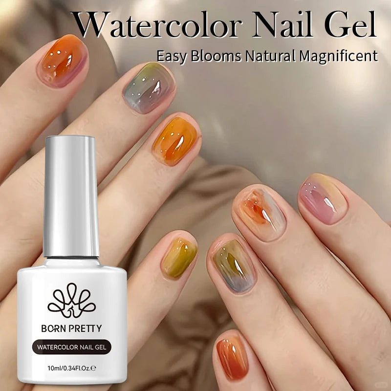 BORN PRETTY 10ml Rainbow Auroras Cat Magnetic Gel Nail Polish Holographics Nail Gel for Manicure Design Varnis Semi Permanent