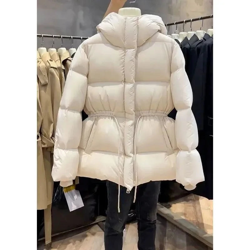 Fashion Parkas Women Casual Loose Hooded Puffer Coat