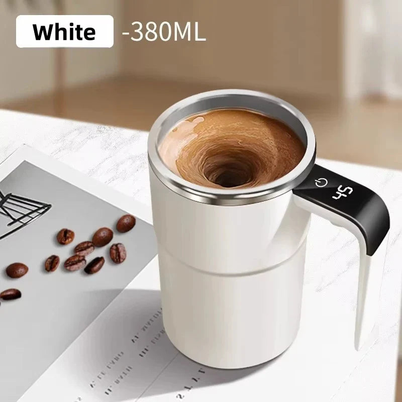 Coffee Self Mixing Mug Waterproof Food Safe Coffee Mug USB Rechargeable Automatic-5