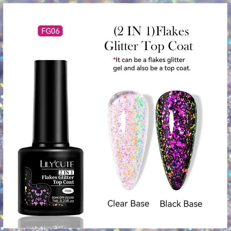 LILYCUTE 7ml Reflective Glitter Cat Magnetic Gel Nail Polish Semi permanent Soak Off UV LED Varnish Nail Supplies
