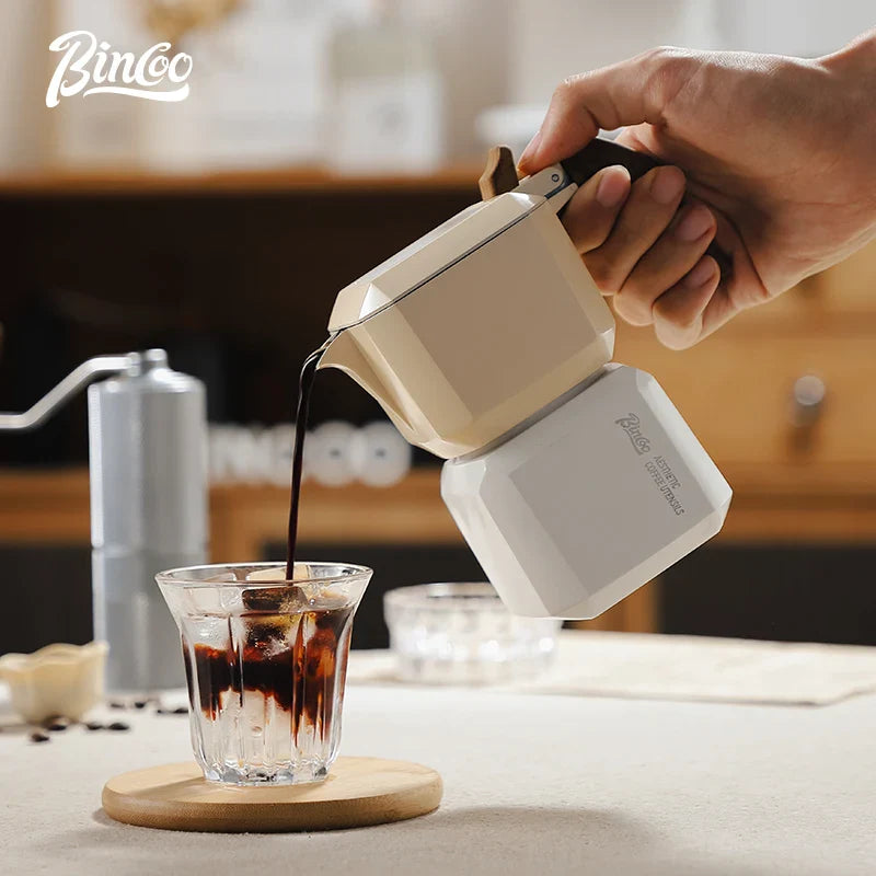 Italian Coffee Moka Pot Set Suitable for Home and Office-4