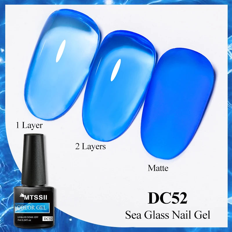 Mtssii 7ml Neon Snowflake Gel Nail Polish Fluorescent Gel UV LED Semi Permanent Glitter Snow Sequins Nails Art Design Varnishes