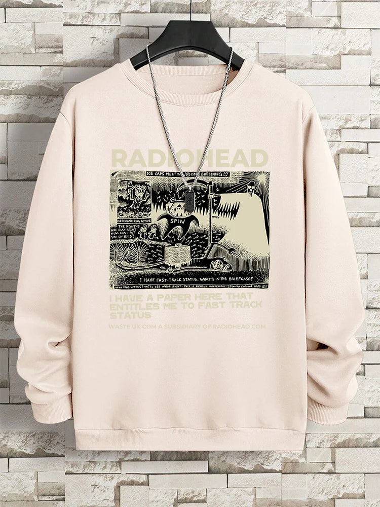 North America Tour Rock Boy Clothes Man Pullover Fleece Sweatshirt Fashion Casual Loose Hoody Autumn Oversized Women Hoodie