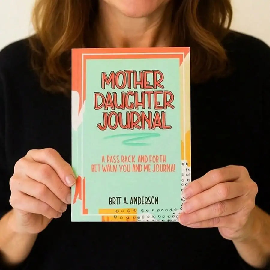 Mother Daughter Journal - Interactive Passback Notebook, 106 Pages High-Quality Paper, Mom-Daughter Conversation Starters