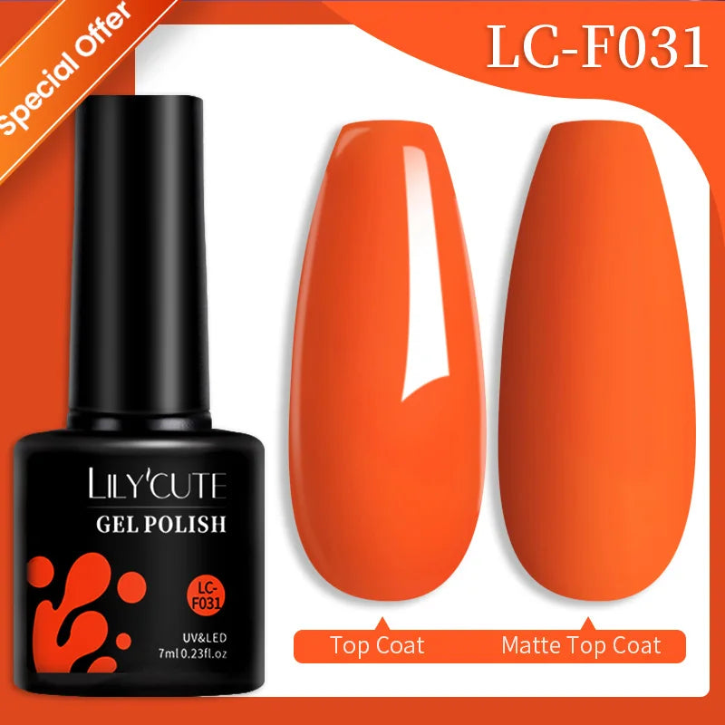 LILYCUTE 7ml Neon Reflective Nail Gel Polish Dark Flash Glitter Effect Fluorescent Gel Soak Off UV Gel Summer Nail Art Varnish