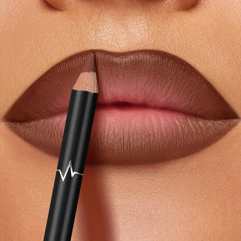 Super smooth and long-lasting lip liner pen, waterproof, sweat-proof and non-smudge, matte finish, outlining full lip shapes