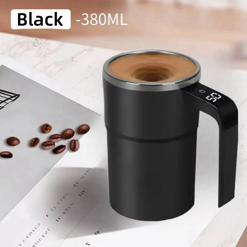 Coffee Self Mixing Mug Waterproof Food Safe Coffee Mug USB Rechargeable Automatic-6