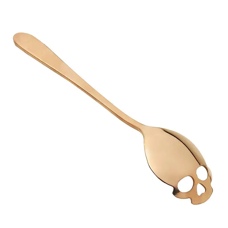 Creative Skull Coffee Spoon - Stainless Steel, Mirror Polished | Unique Coffee Spoon for Home or Café-6