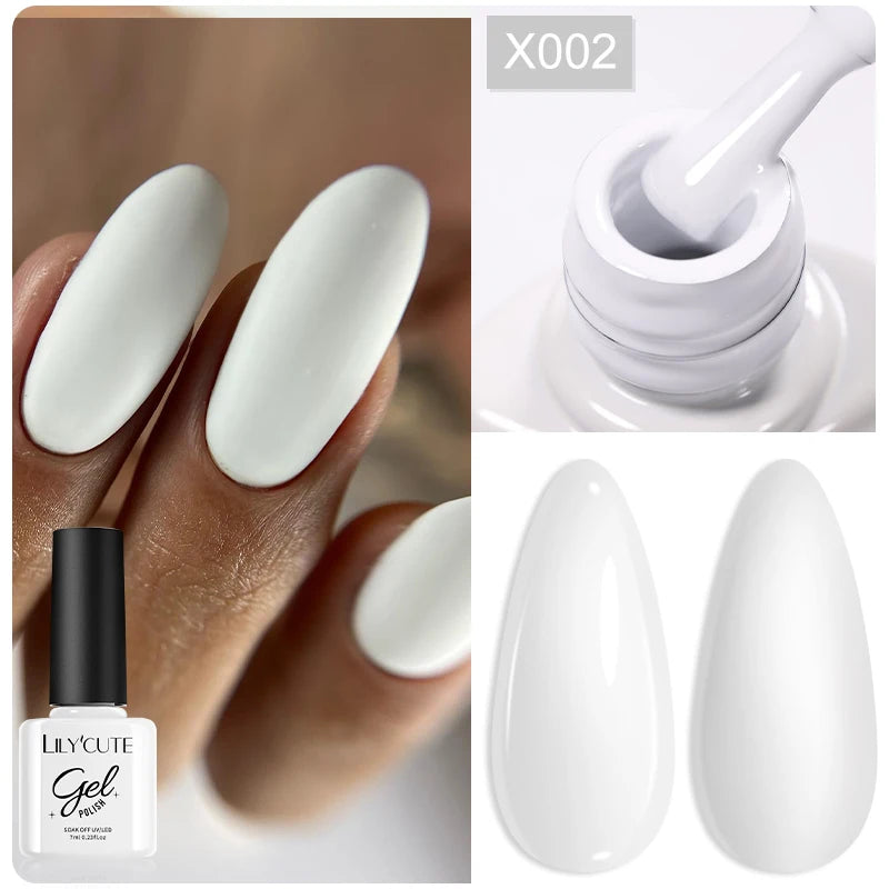 LILYCUTE 7ml Neon Reflective Nail Gel Polish Dark Flash Glitter Effect Fluorescent Gel Soak Off UV Gel Summer Nail Art Varnish