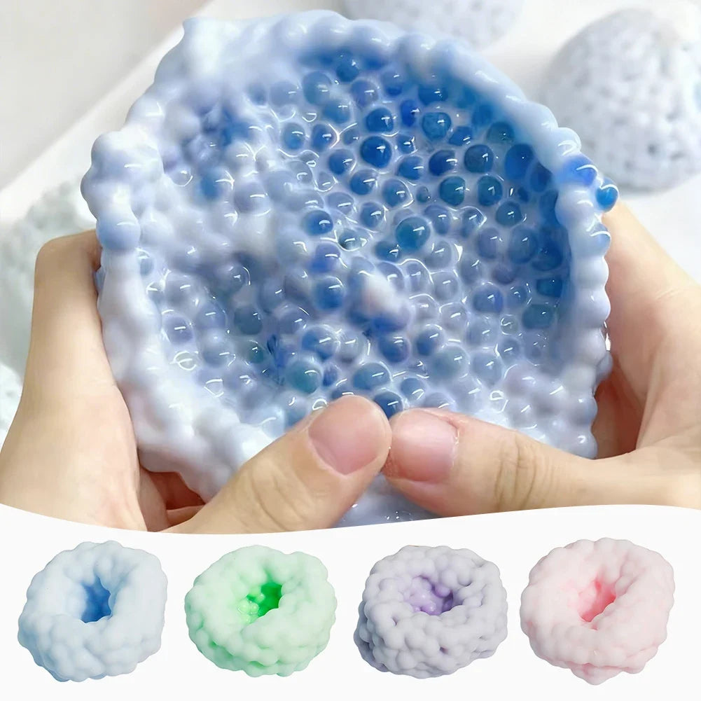Crunchy Squishies Stress Ball | Sand Filled Desk Fidget Toy