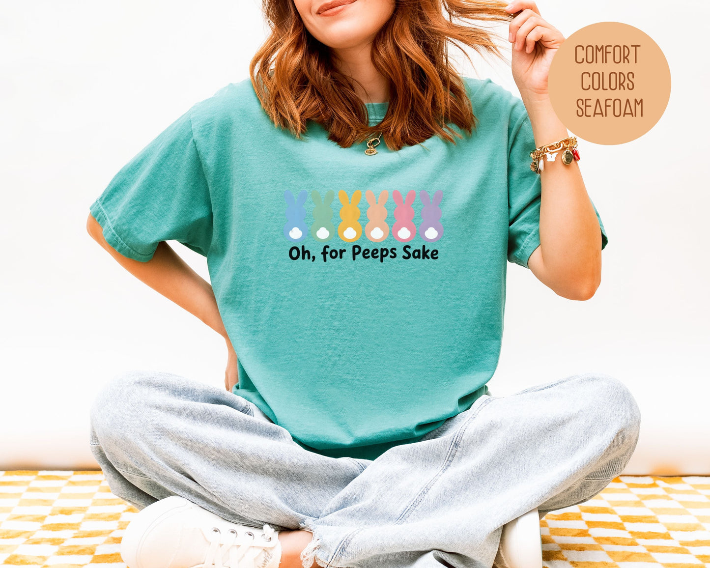 Oh For Peeps Sake Comfort Colors Shirt-9