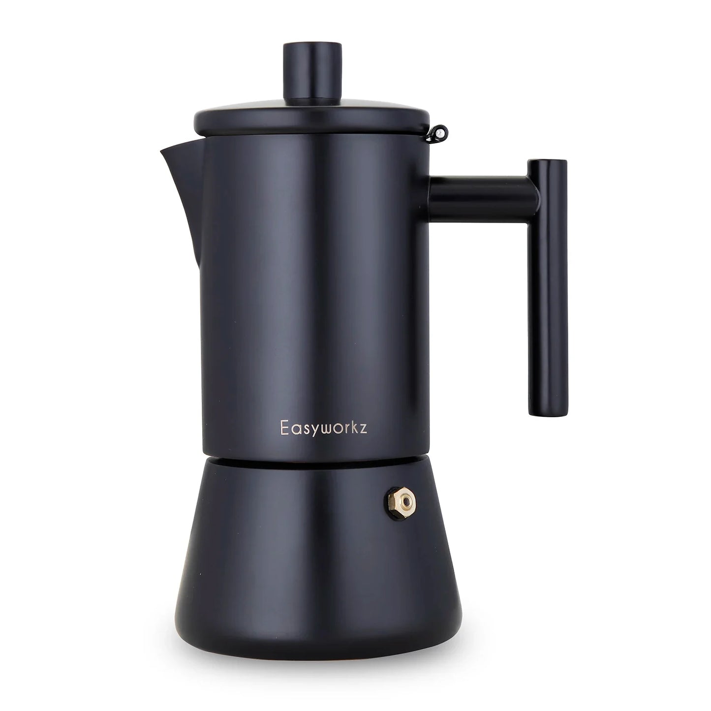Easyworkz Stovetop Espresso Maker Stainless Steel Italian Coffee Machine Maker Moka Pot Induction Espresso Pot-5