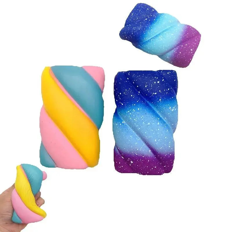 TOBEFU Cute Marshmallow Squishy PU Scented Antistress Toy | Slow Rising Stress Relief for Kids